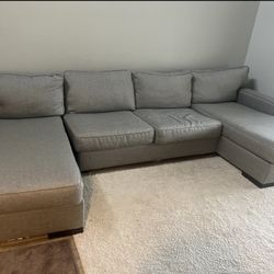 Ashley Furniture Lounge Couch W/ Pull Out Bed 