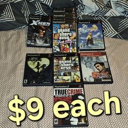 Ps2 Playstation 2 Games $9 Each