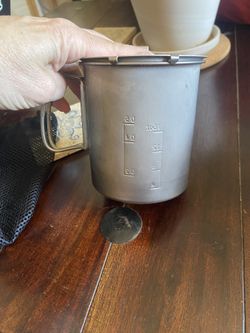Snow peak Titanium Pot/mug W/ Lid