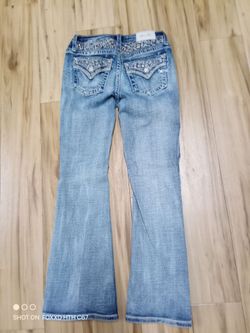 Miss Me Bootcut Jeans with Embellished Pockets