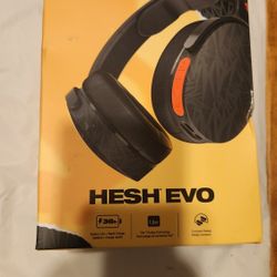 Skullcandy Hesh Evo Wireless Headphones, 36 Hr Battery, Microphone, Works with iPhone Android and Bluetooth Devices - True Black


