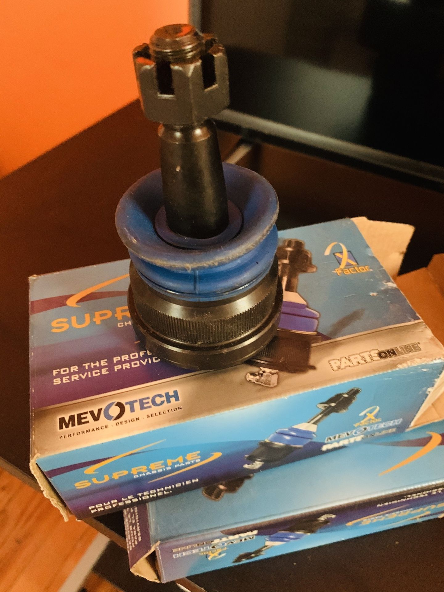 2 Front lower ball joint