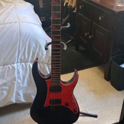 Ibanez GRG131DX GRG Series Electric Guitar Flat Black