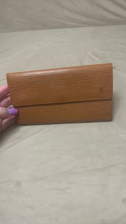 LV Epi Cognac Wallet
