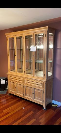 Brown China Cabinet