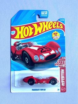 Hot wheels Red Edition Maserati Tipo 61