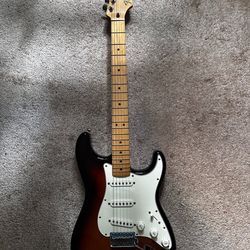 2017 Fender Stratocaster MIM — Sunburst, Maple Neck | Excellent Condition | Gig Bag + Cable