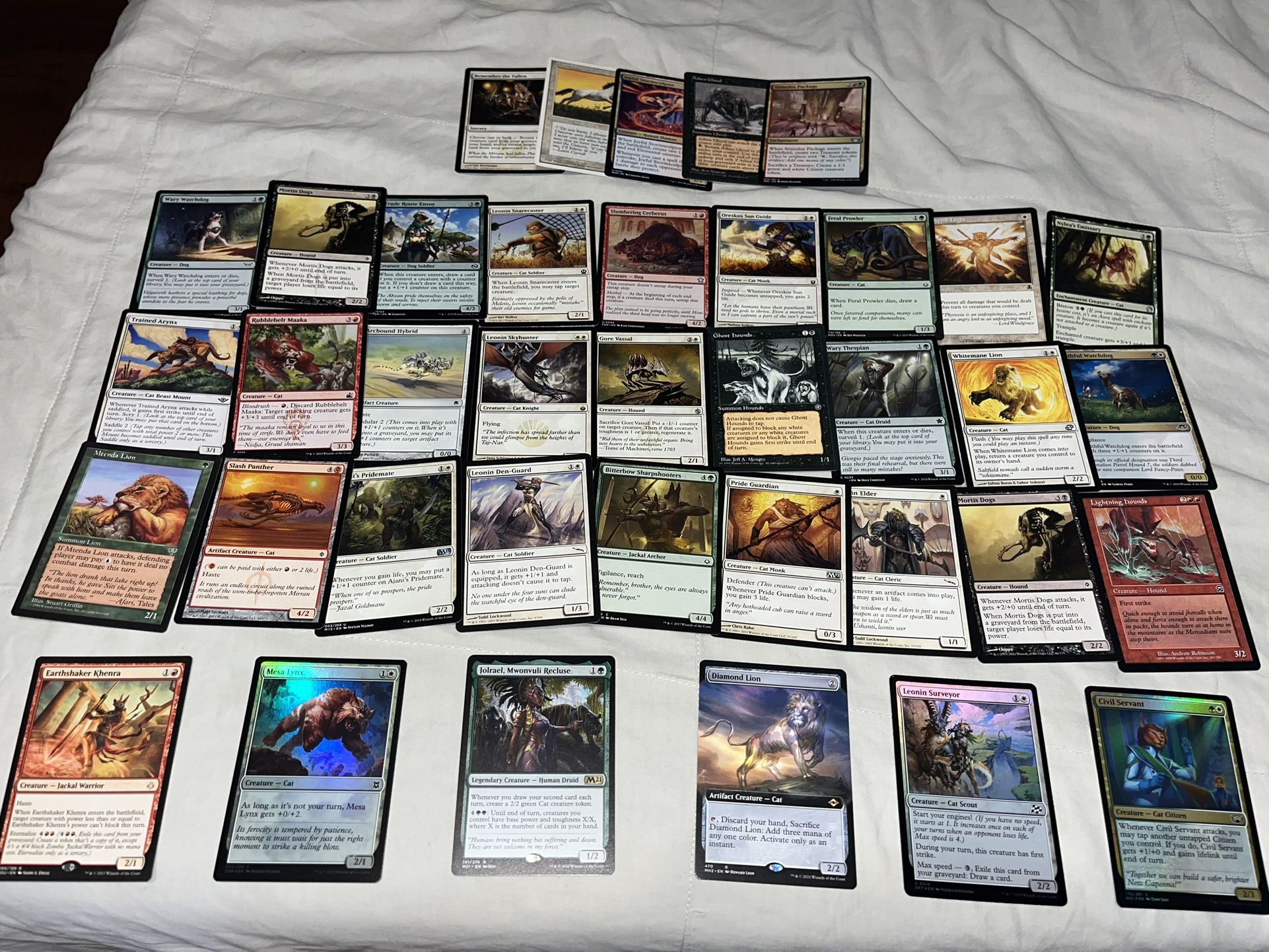 MTG Cats+Dogs Magic the Gathering themed lot+ bonuses !!