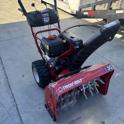 Troy-Bilt Storm 30 in. 357cc Two-Stage Electric Start Gas Snow Blower with Power Steering and Heated Grips 