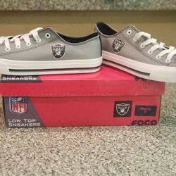 New Raiders Shoes with Swarovski Crystals. Size 7 Men