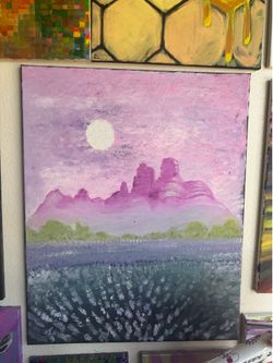 Lavender Field Painting