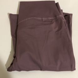 Yoga Pants for Women . High Waist Bootcut Leggings with Pockets And Front Split Wide Leg . Size -L