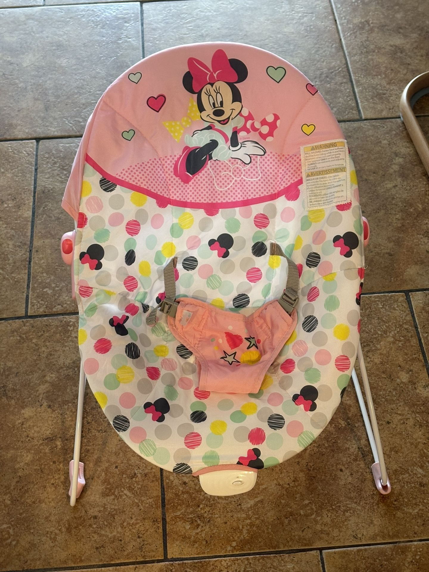 Minnie Baby Girl Bouncer