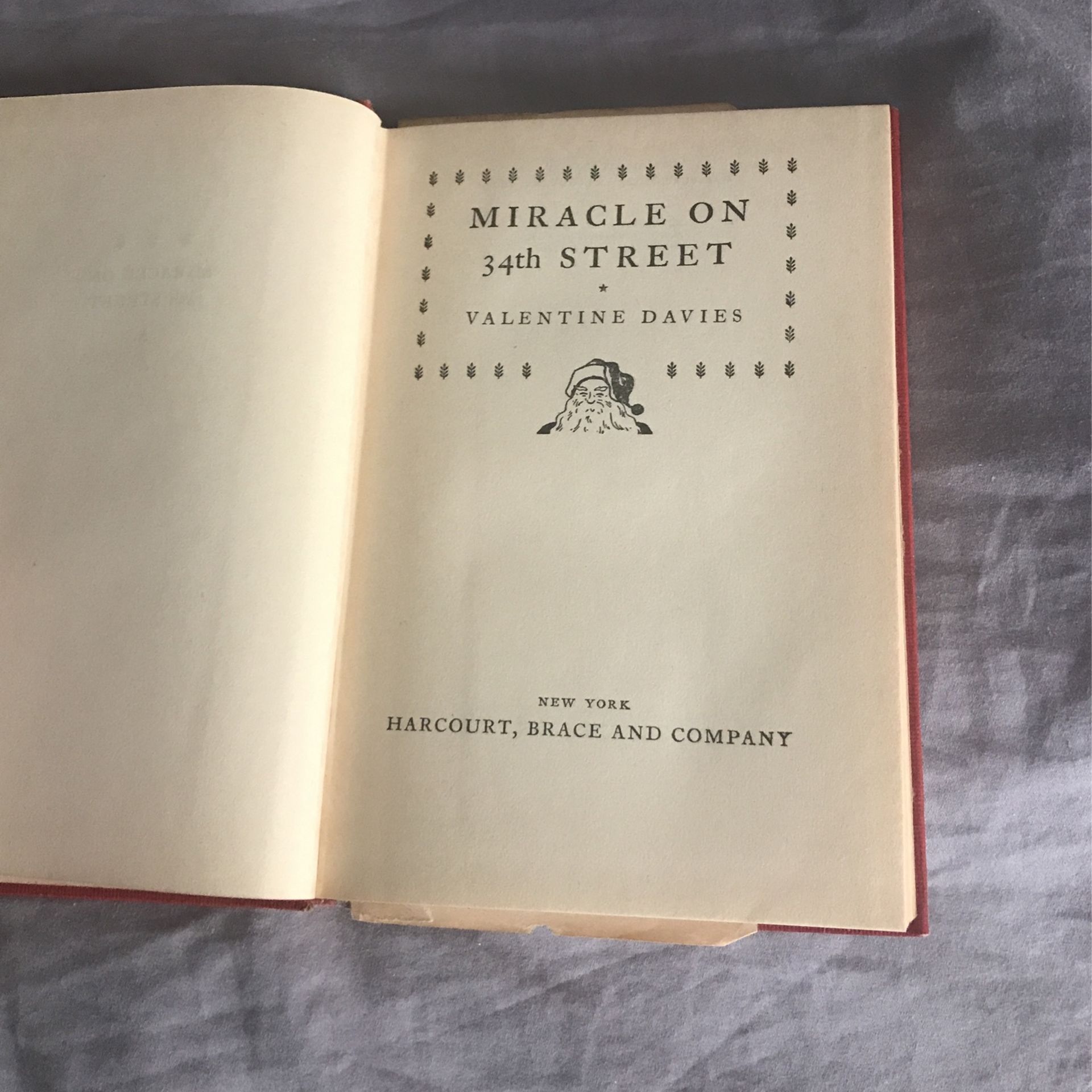 Miracle On 34th Strert Book