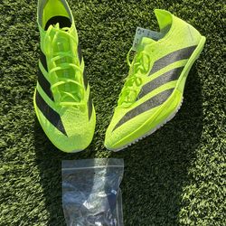 Adidas Adizero Prime SP 3 Strung “Lucid Lemon Black” Track & Field Shoes Size 8