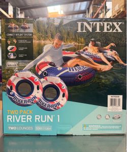 Intex River Run 1 Inflatable Tube Two Pack Brand New in Box
