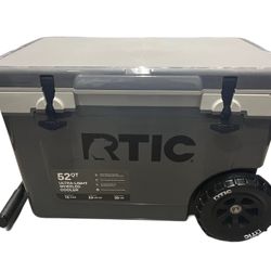 🥶RTIC 52 QT Ultra-Light Wheeled Cooler 😎