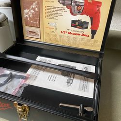 Milwaukee 75th Anniversary Magnum 1/2” Drill – Collector’s Edition (Complete Set)