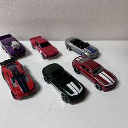 Hot Wheels Lot Of 6 Diecast Camaro 2003-2011 Convertible Concept Lot Diecast  In Excellent Condition