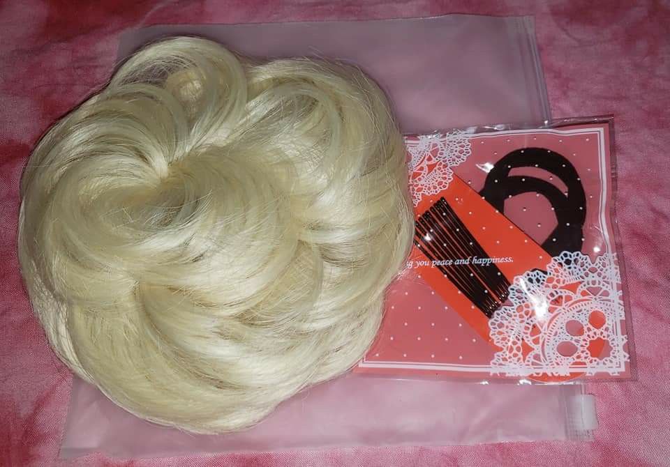 1 Pc Messy Hair Bun Scrunchie Synthetic