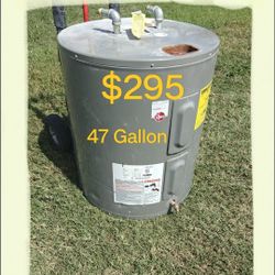 47 Gal $295 Water Heater Boiler /Dryer Stackable Washer