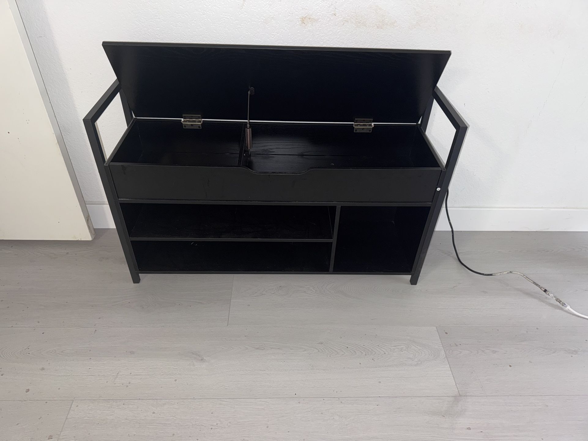 Black Storage Cabinet / Console Table – $35 OBO