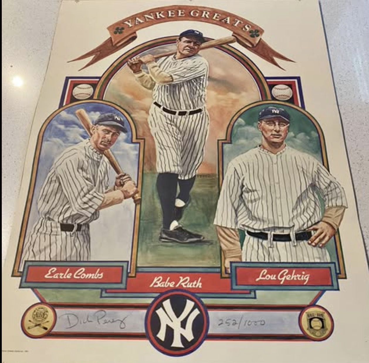 Yankees Lithograph
