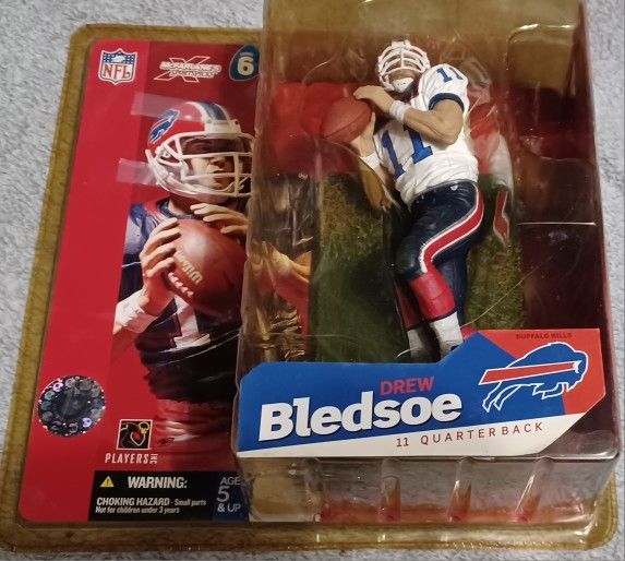 Drew Bledsoe Buffalo Bills McFarlane White Variant Uniform 2003
