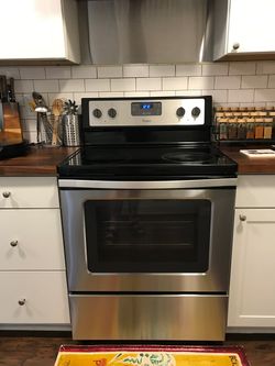 Whirlpool electric stove