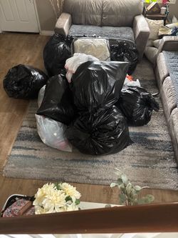 Bags of clothes. 15$ a bag