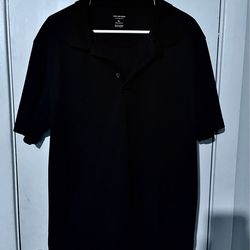 👔🔥 VAN HEUSEN PERFORMANCE COLLARED SHIRT – BLACK – MEN’S XL – LIKE NEW 🔥👔