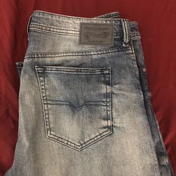 Diesel Buster Slim Mens Jeans  36x32 New