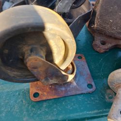 Several Caster Wheels On 
