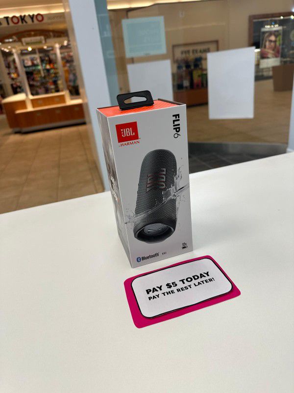 JBL Flip 6 New Portable Speaker New - New  - Payments Available With $5 Down - No CREDIT NEEDED 