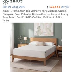 Queen Memory Foam Mattress NEW