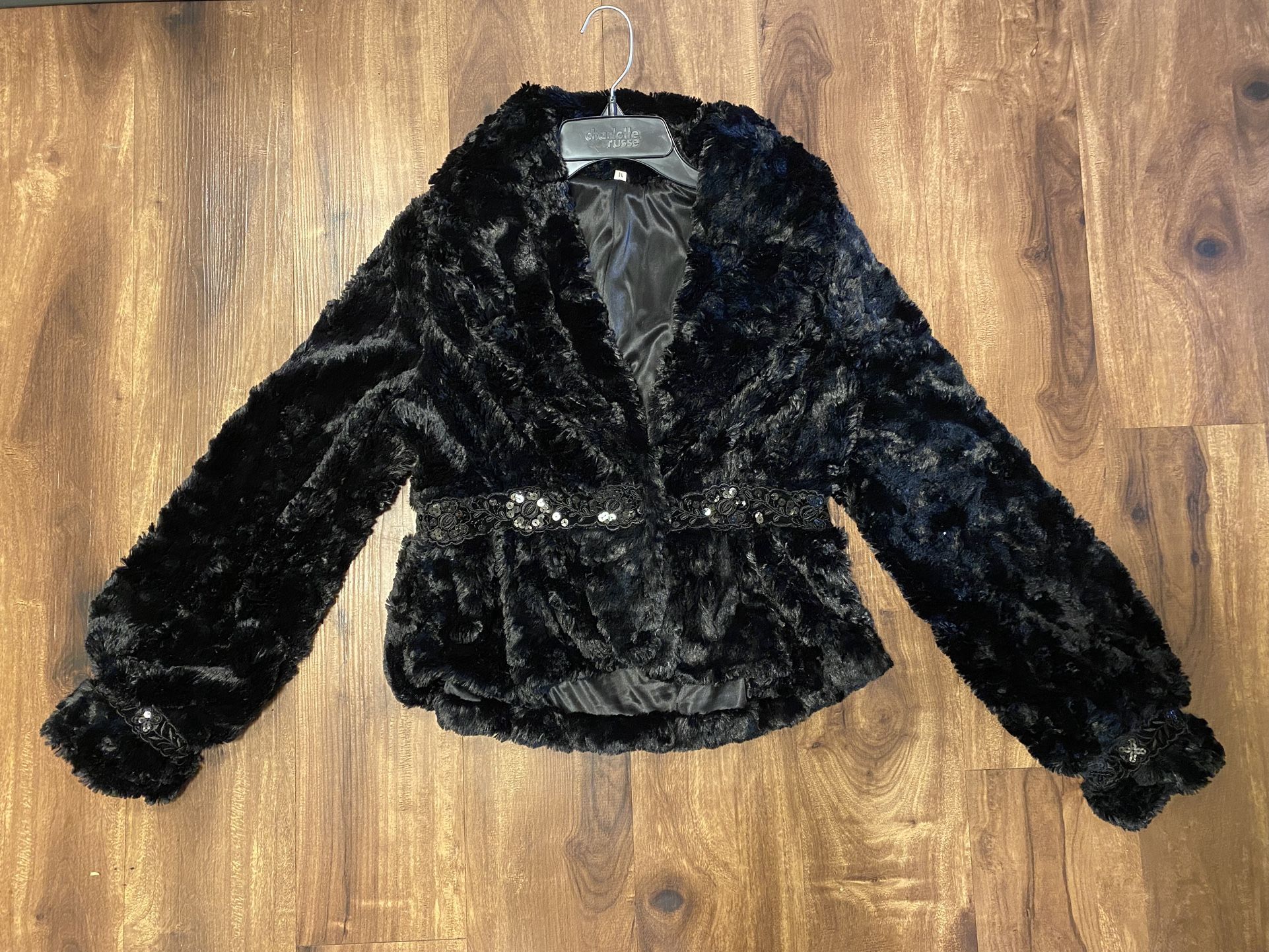 Brand new woman’s Black fur coat up for sale