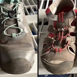 KEEN Waterproof Hikers, KEEN Sandals, $10 Each
