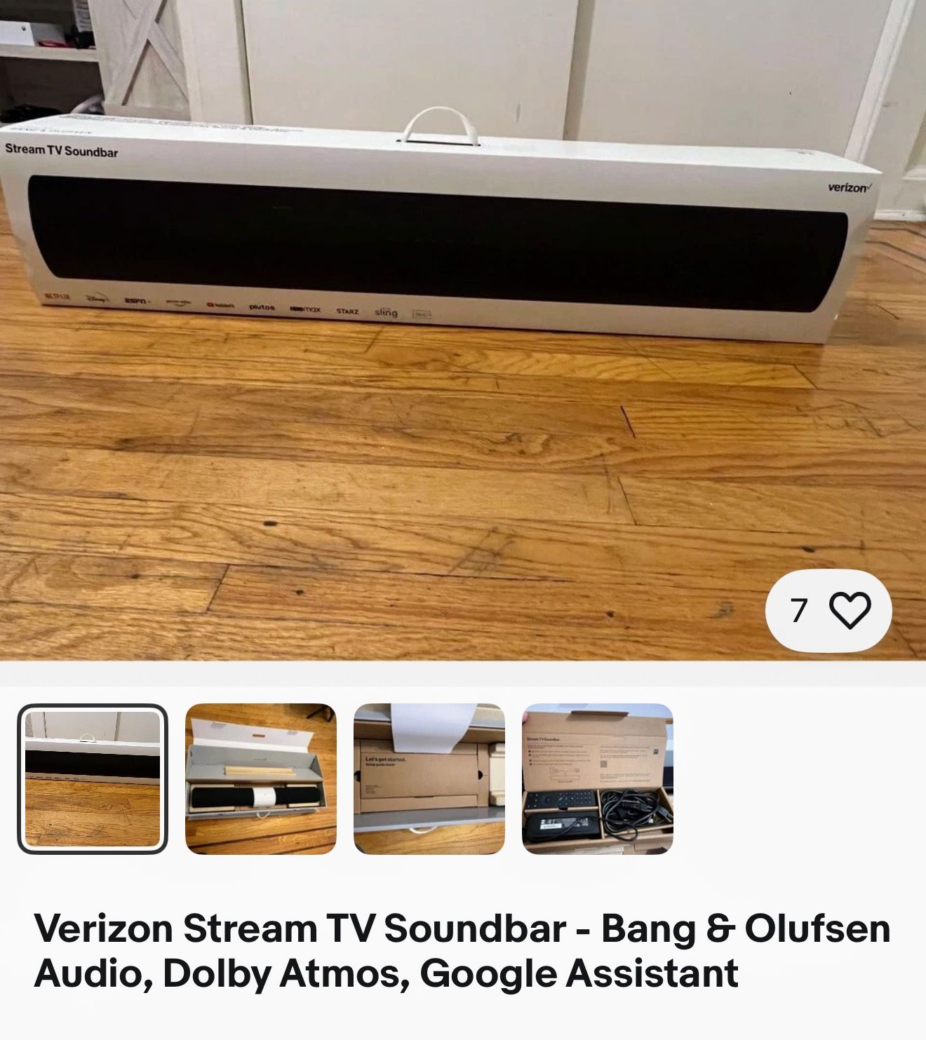 Streaming Soundbar With Remote And Extras