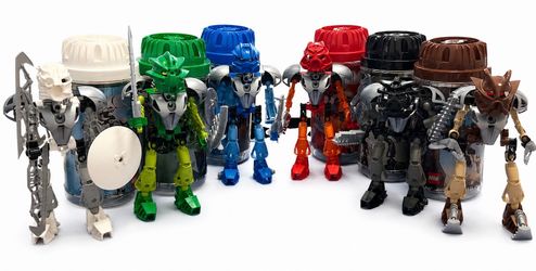 LEGO BIONICLE Toa Nuva 2002 Full Set of 6