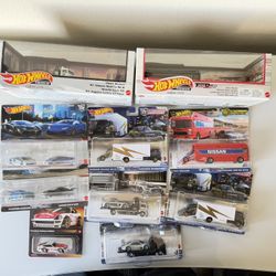 Hot Wheels Lot - Premiums, Team Transport & Carded Cars (New)
