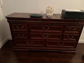 Solid wood dresser