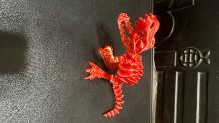 3D Printed T-Rex Action Figure