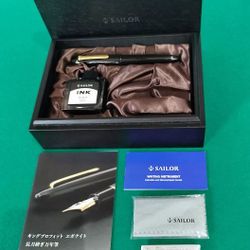 Sailor Fountain Pen - Specialty Nib - Naginata Togi - 1911 KOP Ebonite
