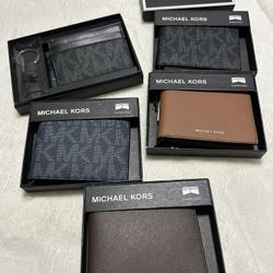 Authentic Michael Kors Leather Wallets (New With Tags) 