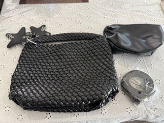 Black lace Purse