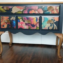 One Of A Kind Entryway Console Table