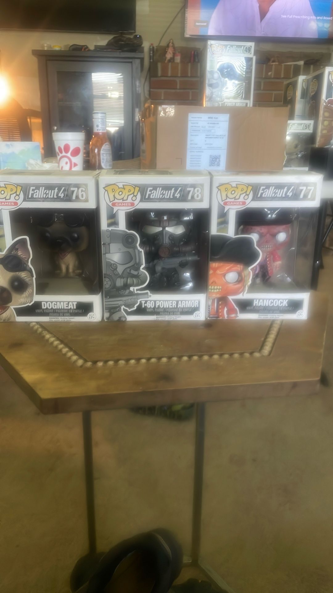 Pop Games Figures Dogmeat, T-60PA, Hancock