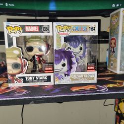 Funko Pop Exclusive Tony Stark & Ceasar Clown 