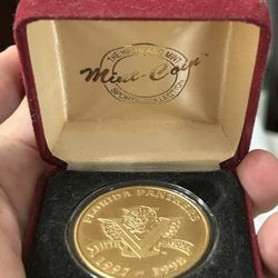 Vintage 1997 Florida Panthers Commemorative Coin Fifth Season
