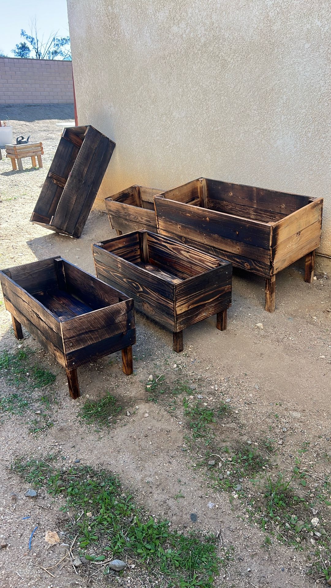 Wood Planters
